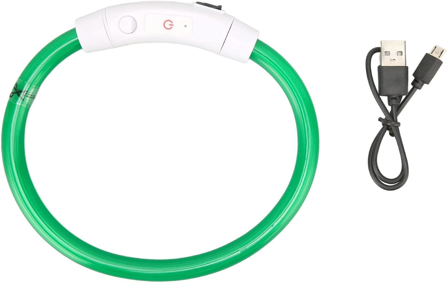 Light up Dog Collar, Dog Collar Light LED Dog Collar Rechargeable Rechargeable Flash Dog Necklace Light Glow in the Dark Dog Collar Lighted Dog Collar for Large Medium Small Dogs